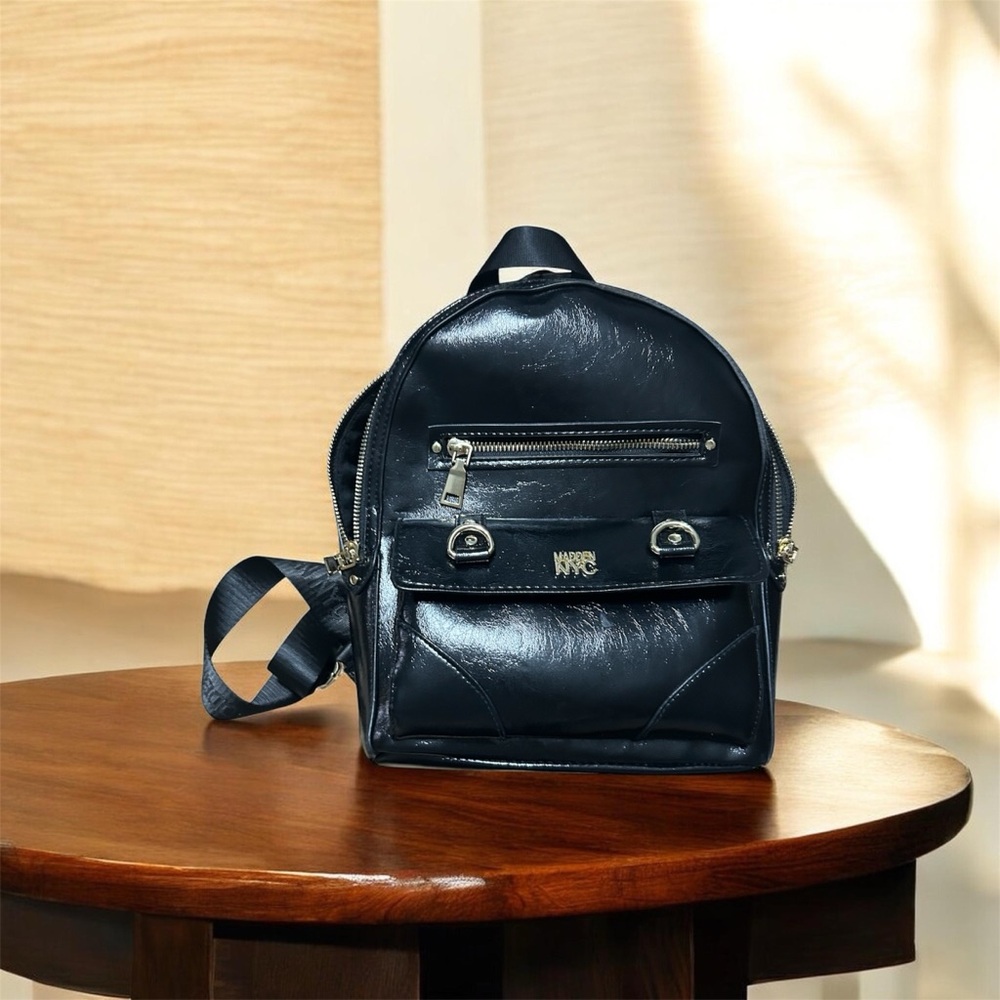 Madden N.Y.C. Black Nylon Backpack